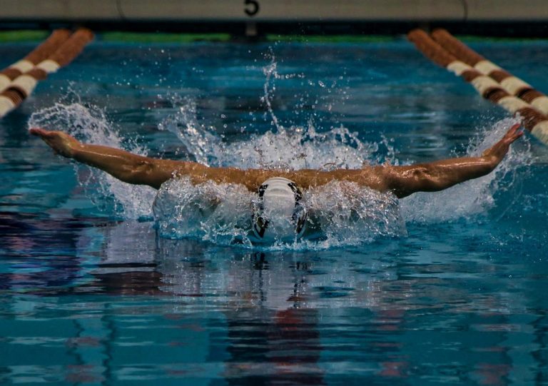 Illustration pédagogique des techniques de nage en natation comme le crawl, le dos crawlé, le papillon et la brasse